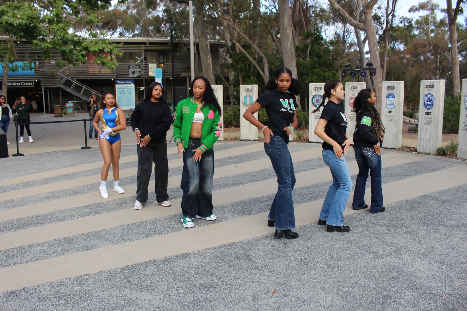 Divine Nine students on campus in San Diego, photo 5