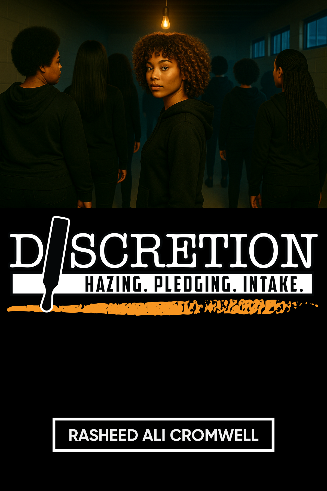 Discretion book cover by Rasheed Ali Cromwell